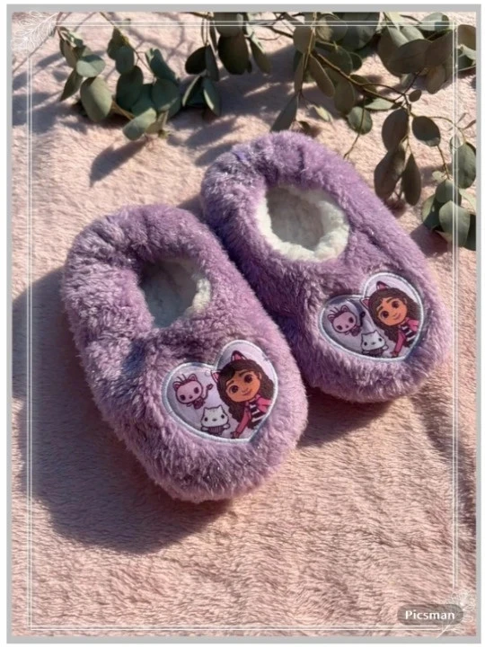 Chaussons lilas Gabby et la maison magique - Taille 26/28